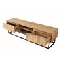 Hanah Home Belinda 140 Soporte para TV Negro y Pino